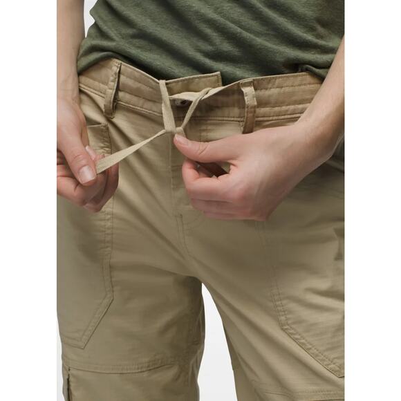Prana Palisades Ripstop Utility Pant Women 10 Sandstone 29" Relaxed Straight Leg - Picture 3 of 13